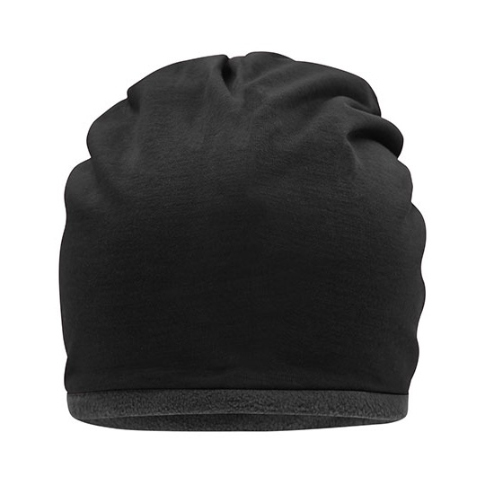 Czapka Polarowa MB7131 - Black & Carbon