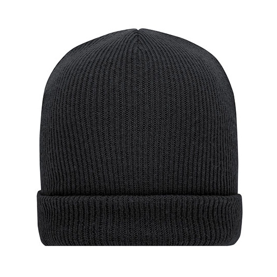 Czapka Zimowa Dzianinowa Ciepla MB7145 - Dark Grey