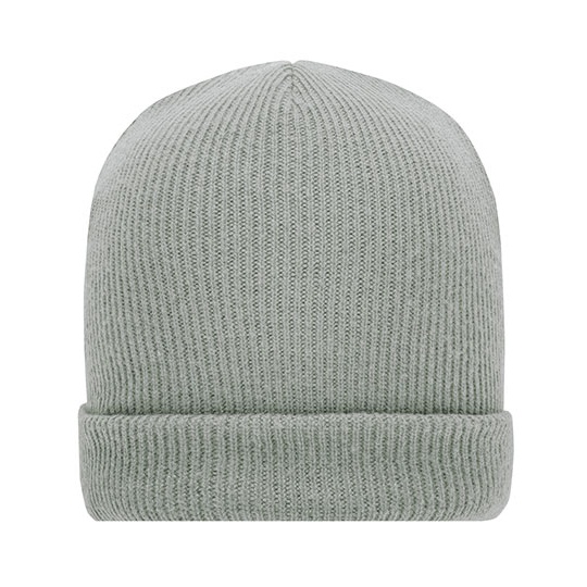 Czapka Zimowa Dzianinowa Ciepla MB7145 - Light Grey
