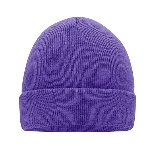 Czapka Dwuwarstwowa Dzianinowa MB7500 - Dark Purple