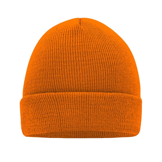 Czapka Dwuwarstwowa Dzianinowa MB7500 - Orange