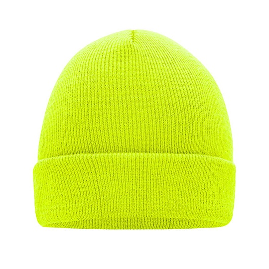 Czapka Dwuwarstwowa Dzianinowa MB7500 - Bright Yellow