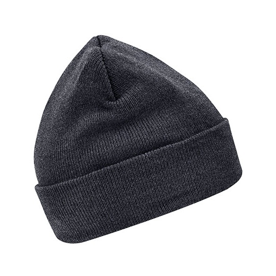 Czapka dzianinowa MB7551 - Dark Grey Melange