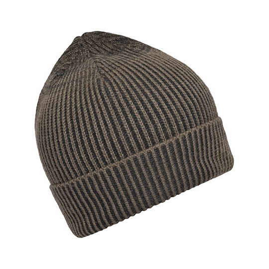 Czapka Prazkowana MB7988 - Dark Olive & Anthracite