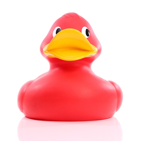 Kaczuszka Kapielowa Gumowa PVC MBW131051 - Red