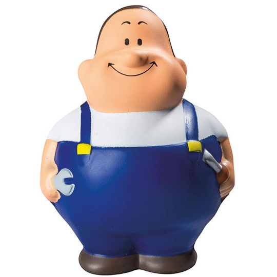 Figurka antystresowa Worker Bert MBW24244 - niebieska