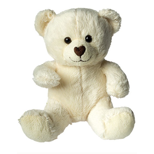 Pluszowy Mis Siedzacy Miekki Plusz MBW60656 - Creme