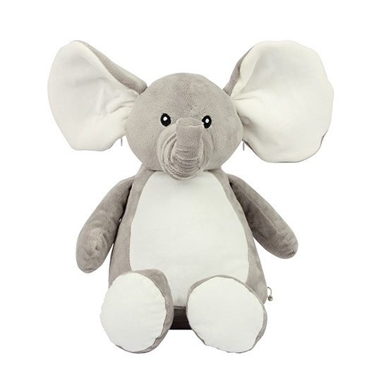 Pluszowy slon z zamkiem MM558 - Grey