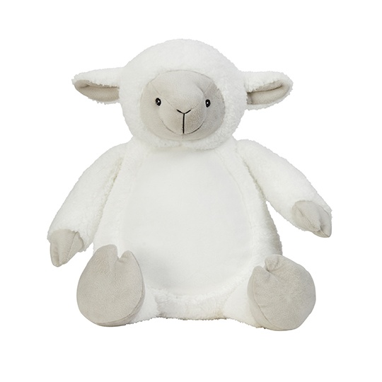 Pluszowa owieczka z zamkiem MM576 - Cream