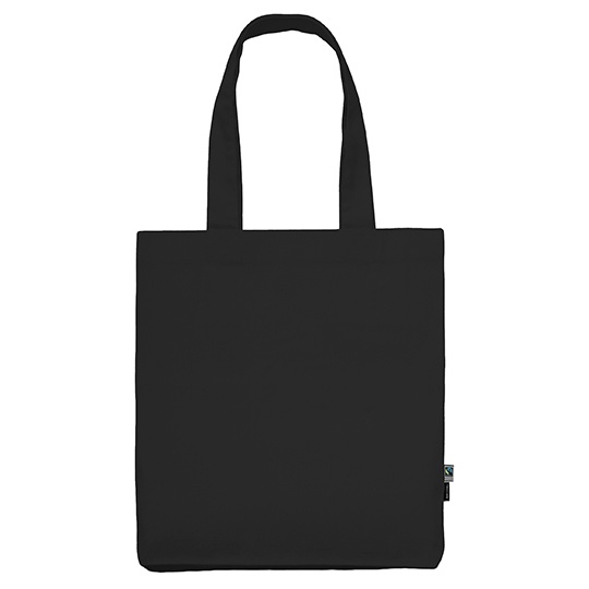 Torba Bawełniana Organiczna Diagonalna NE90003 - Black