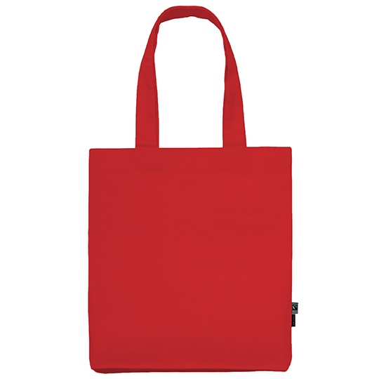Torba Bawełniana Organiczna Diagonalna NE90003 - Red