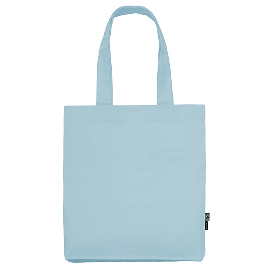 Torba Bawelniana Organiczna Diagonalna NE90003 - Light Blue