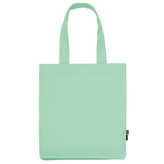 Torba Bawełniana Organiczna Diagonalna NE90003 - Dusty Mint