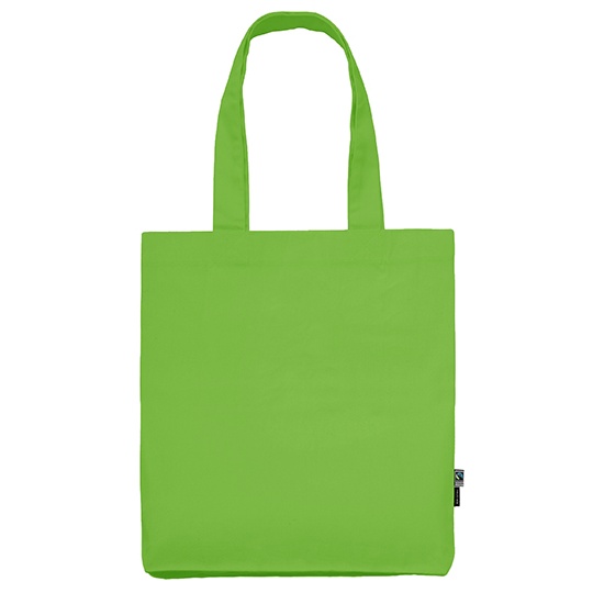Torba Bawelniana Organiczna Diagonalna NE90003 - Lime