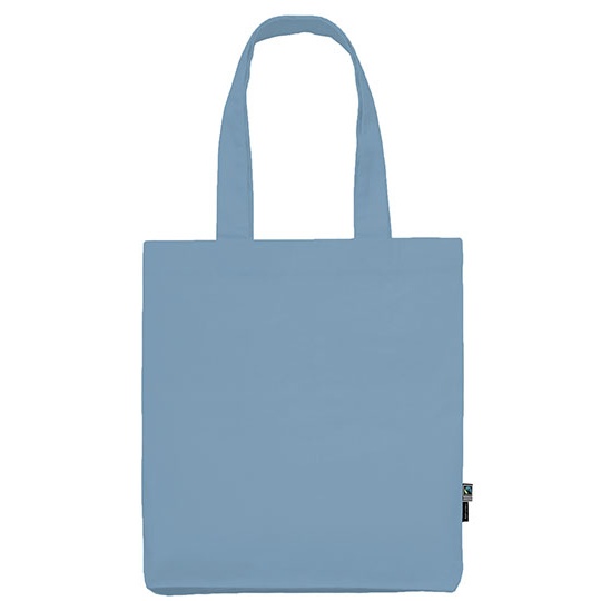 Torba Bawełniana Organiczna Diagonalna NE90003 - Dusty Indigo