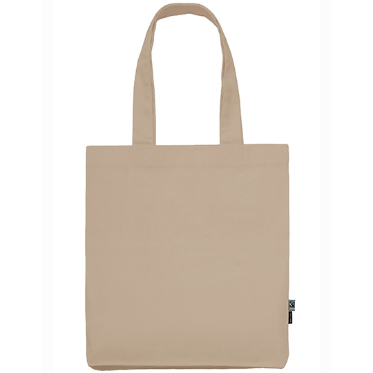 Torba Bawelniana Organiczna Diagonalna NE90003 - Sand