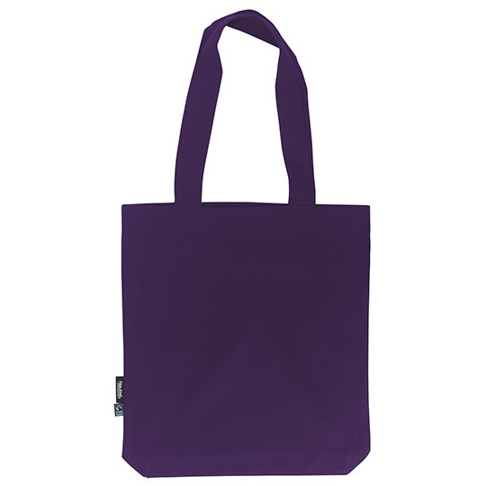 Torba Bawelniana Organiczna Diagonalna NE90003 - Purple