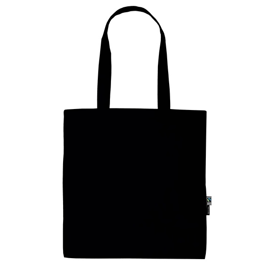 Torba Klasyczna Bawelna Fairtrade Ekologiczna NE90014 - Black