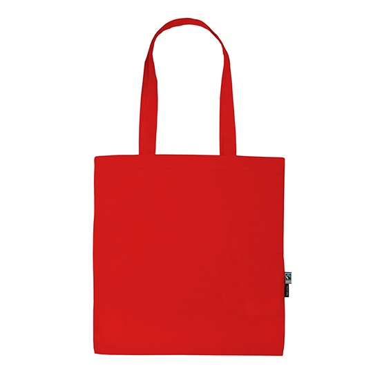 Torba Klasyczna Bawełna Fairtrade Ekologiczna NE90014 - Red