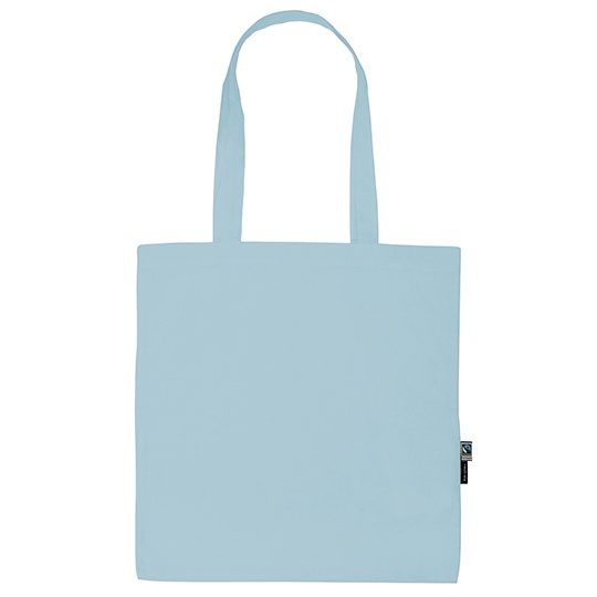 Torba bawełniana z długimi uchwytami NE90014 - Light Blue
