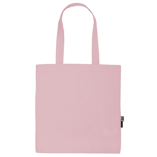 Torba Klasyczna Bawełna Fairtrade Ekologiczna NE90014 - Light Pink