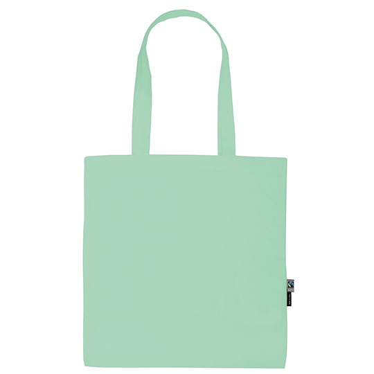 Torba bawełniana z długimi uchwytami NE90014 - Dusty Mint