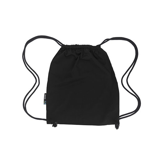 Worek Gimnastyczny Bawelniany Fairtrade NE90020 - Black