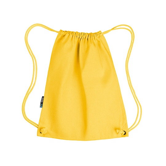 Worek Gimnastyczny Bawelniany Fairtrade NE90020 - Yellow