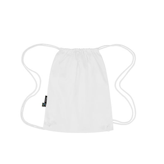Worek Gimnastyczny Bawełniany Fairtrade NE90020 - White