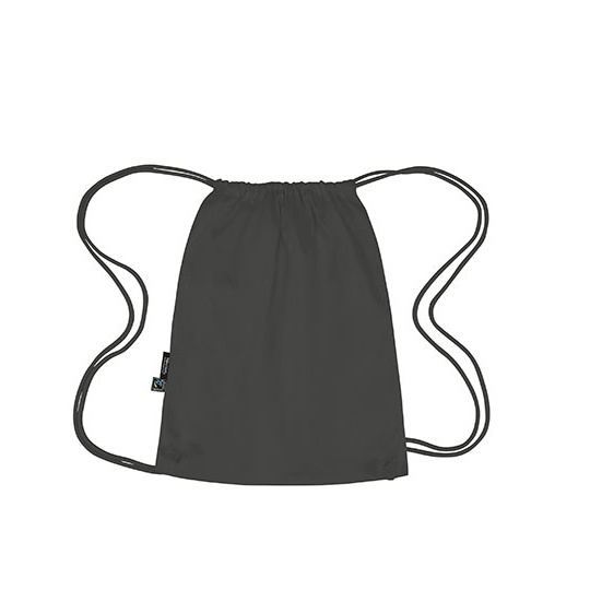 Worek Gimnastyczny Bawelniany Fairtrade NE90020 - Charcoal