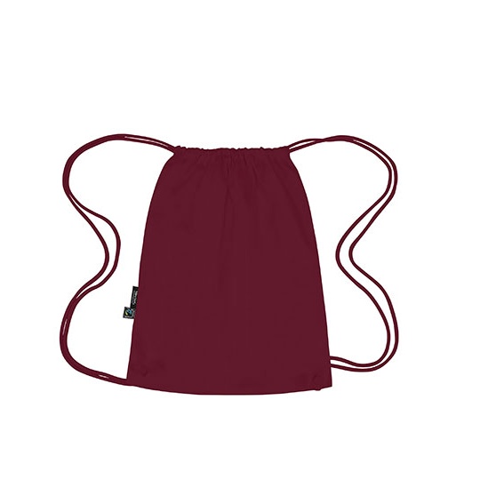 Worek Gimnastyczny Bawelniany Fairtrade NE90020 - Bordeaux