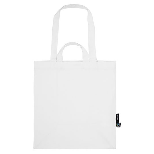 Torba diagonalna z bawełny NE90030 - White