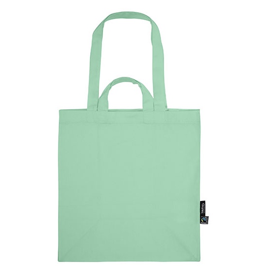 Torba diagonalna z bawełny NE90030 - Dusty Mint