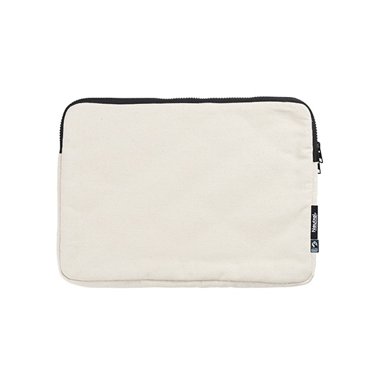 Torba na laptop 13" z bawełny NE90040 - Nature