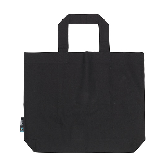 Torba bawełniana Panama z kieszenią NE90051 - Black