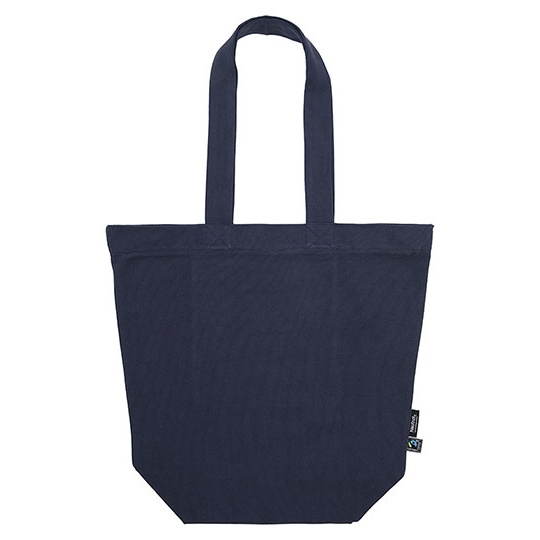 Torba bawełniana Panama z zamkiem NE90053 - Navy