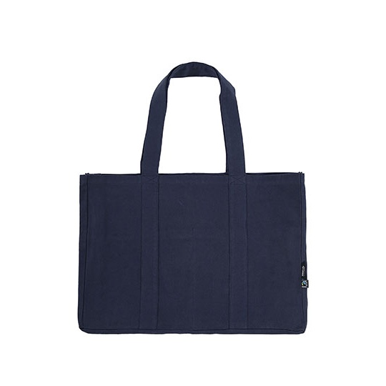 Torba Plażowa Bawełniana Organiczna NE90054 - Navy & Navy