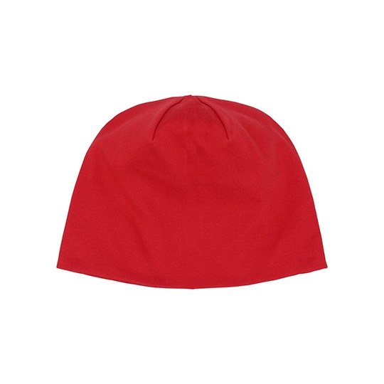 Czapka interlock z bawełny - NE93051 - Red