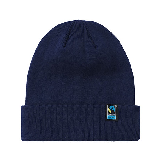 Czapka Beanie Bawelna Fairtrade NE93055 - Navy