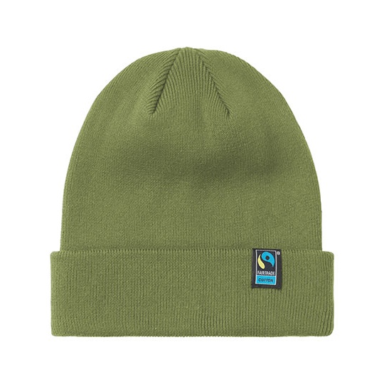 Czapka Beanie Bawelna Fairtrade NE93055 - Military