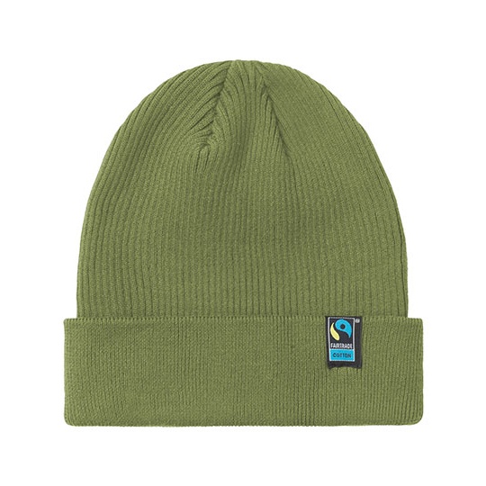 Czapka Beanie Bawelna Fairtrade NE93056 - Military