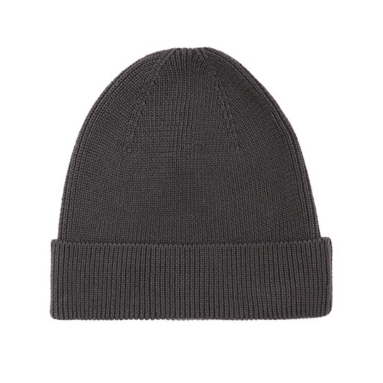 Czapka Beanie Bawelna Organiczna Fairtrade NE93057 - Charcoal