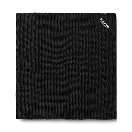 Ścierki kuchenne bawełniane prążkowane NE95011 - Black