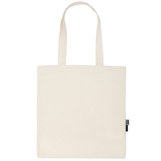 Torba bawełniana z długimi uchwytami NET90014 - Nature