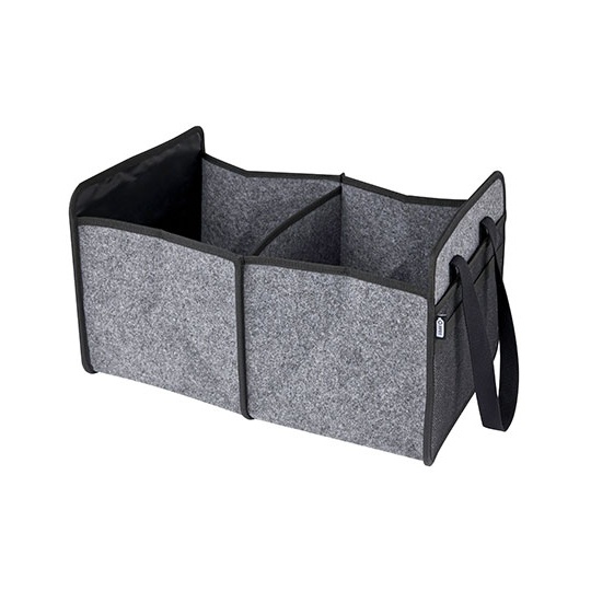 Składany filcowy organizer do bagażnika NT0664 - Medium Grey