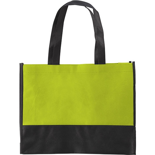 Torba na Zakupy Nietkana z Klapka Boczna NT0971 - Light Green