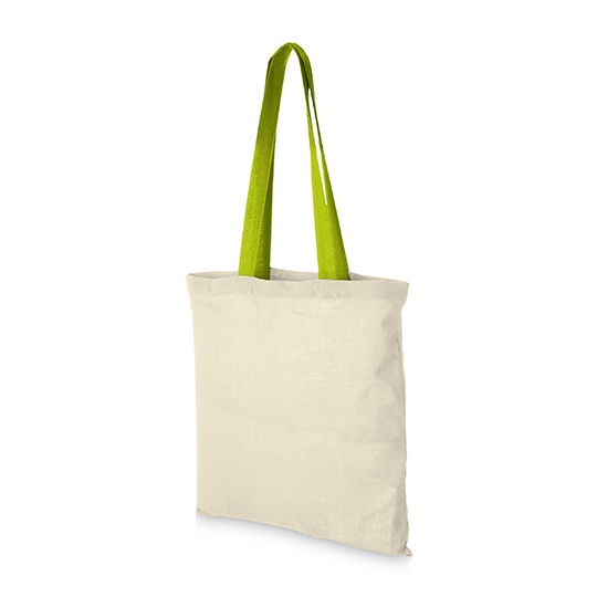 Torba Standardowa Bawelniana NT110N - Natural & Apple Green