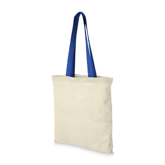 Torba Standardowa Bawelniana NT110N - Natural & Royal Blue