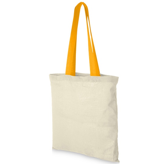 Torba Standardowa Bawelniana NT110N - Natural & Orange