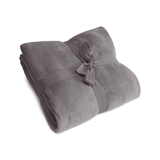 Koc mikropolarowy z wstążką NT1511 - Grey